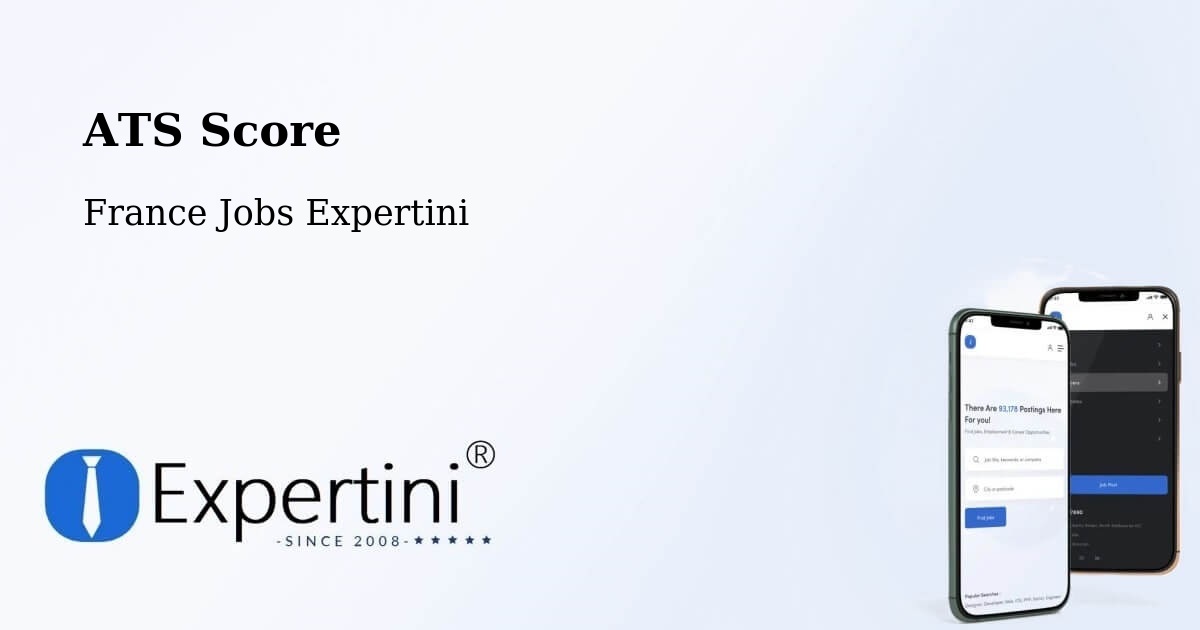Resume ATS Score & Job Description Match Tool – Vertus - France Jobs Expertini