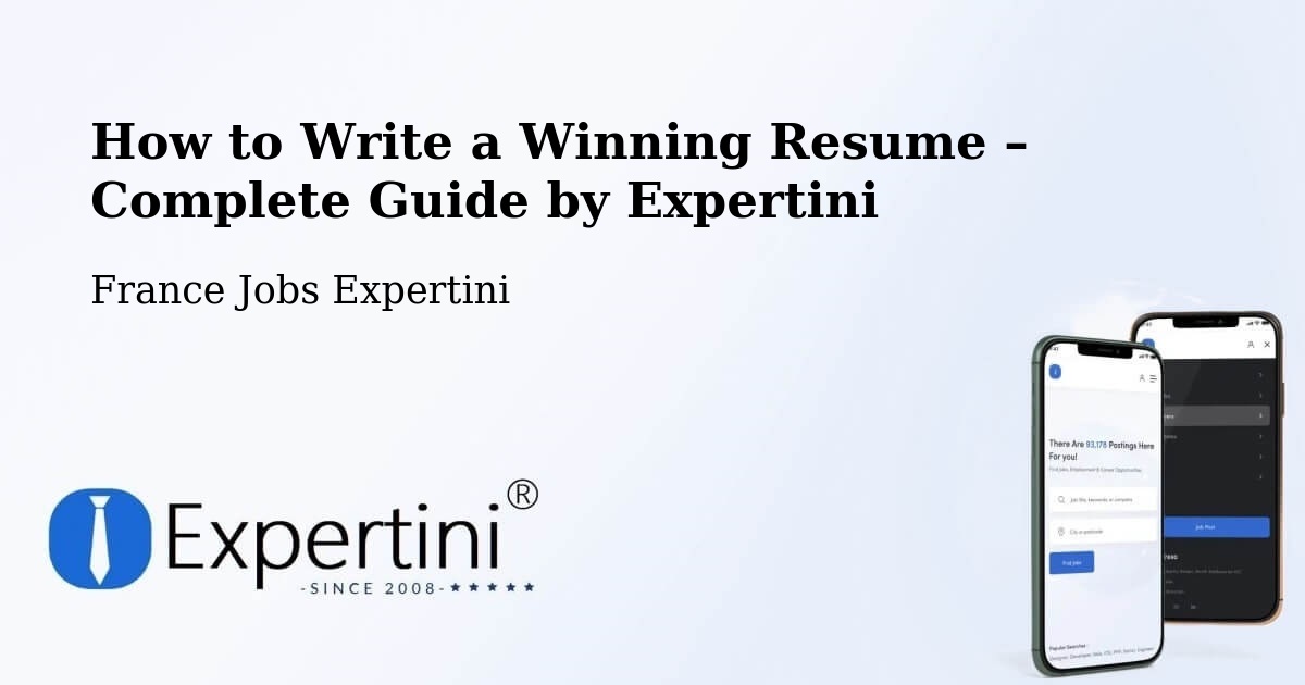 Resume Writing Guide for Job Seekers – Vertus - Vertus, France Jobs Expertini
